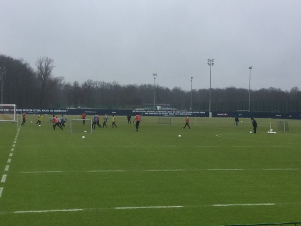 Training bei RB Leipzig ohne Ralph Hasenhüttl.