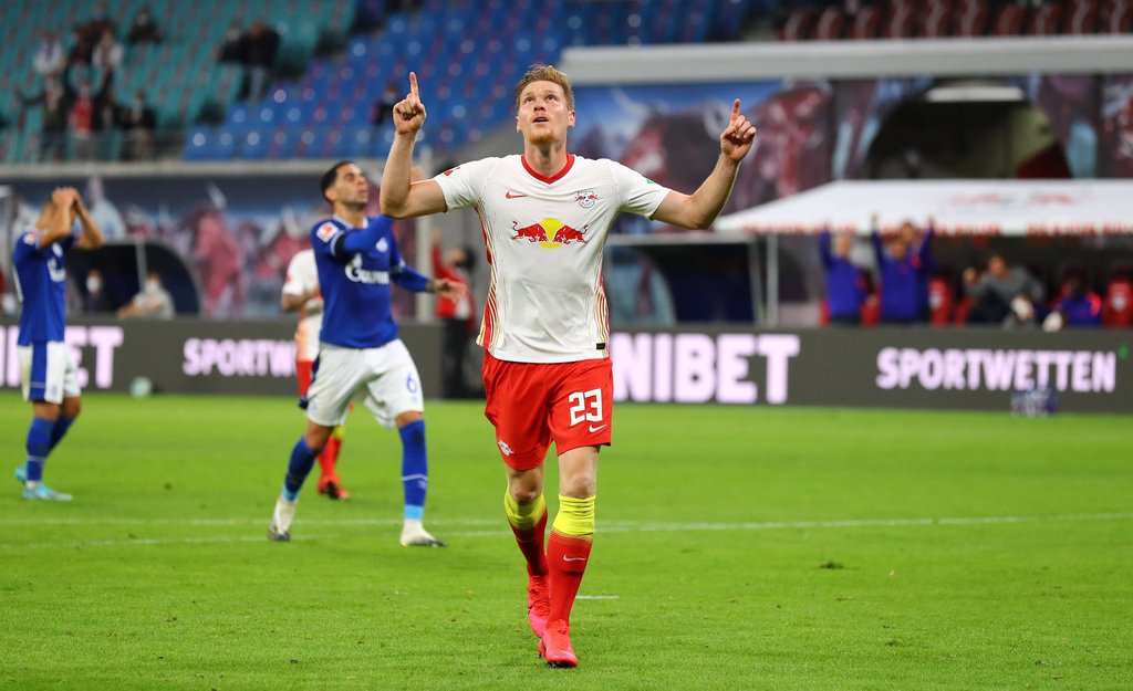 Marcel Halstenberg war bei RB leipzig an zwei Toren beteiligt.