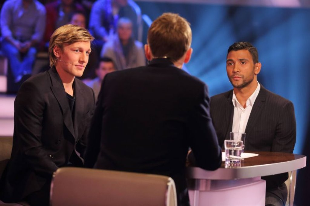 Emil Forsberg und Marvin Compper im aktuellen Sportstudio.