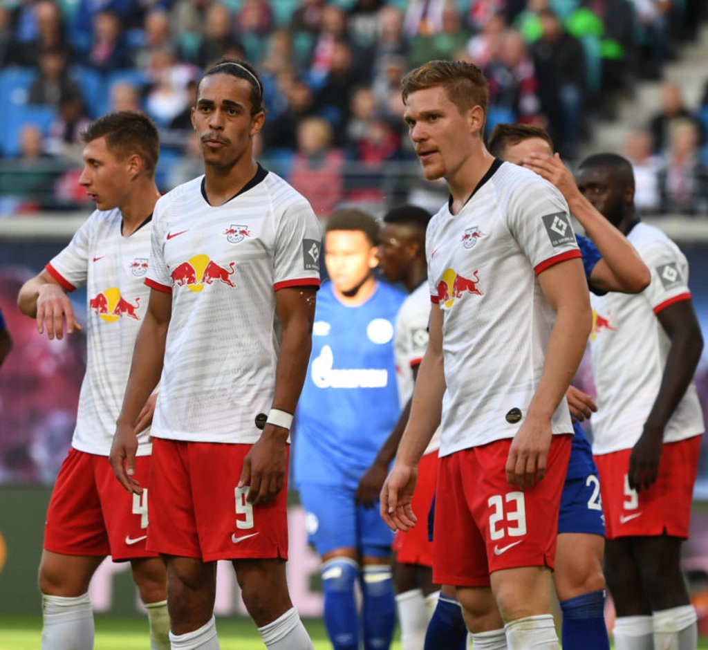 Enttäuschung statt Euphorie: Willi Orban, Yussuf Poulsen und Marcel Halstenberg