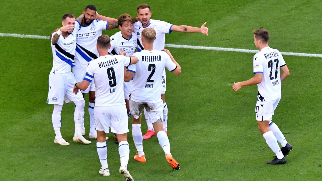 Können geschlossen antreten und jubeln: Arminia Bielefeld.