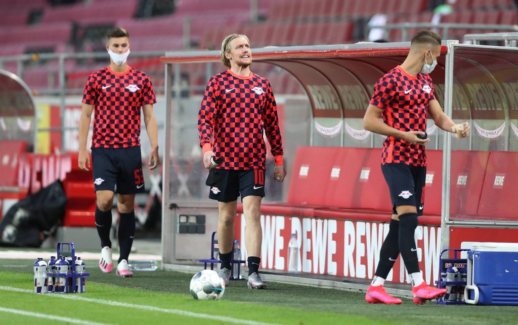 Emil Forsberg dürfte nicht zufrieden sein mit seiner Situation.