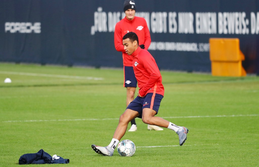 Tyler Adams hofft noch auf ein Debüt bei RB Leipzig 2019/20.