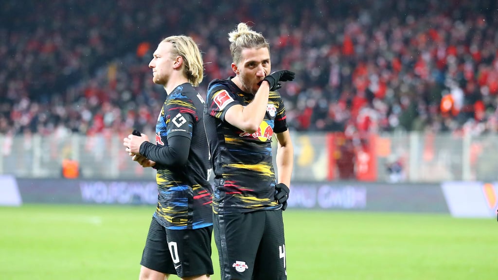 Schoben gegen Union noch Frust als Einwechsler und sollen RB Leipzig nun wieder anführen: Emil Forsberg und Kevin Kampl.