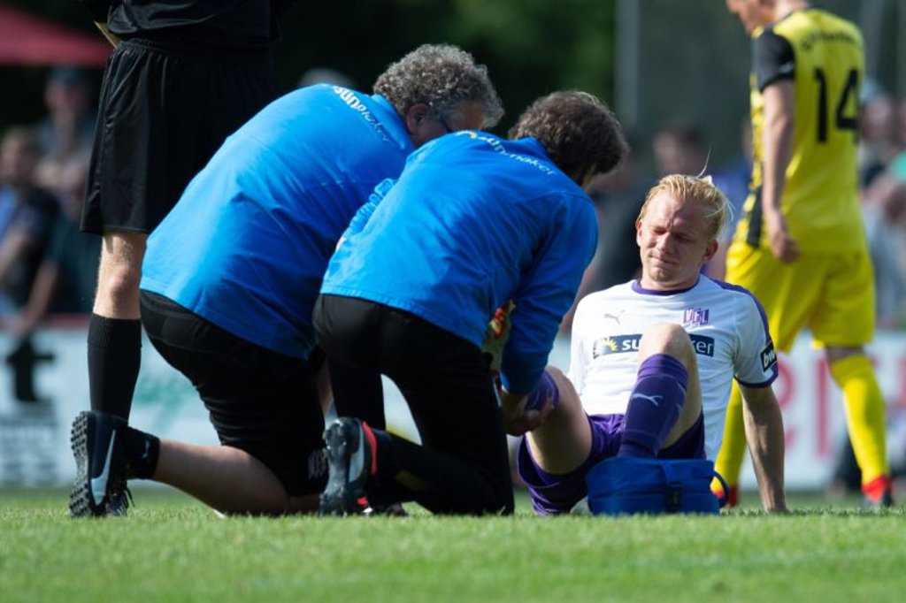 Bryan Henning im Testspiel für den VfL Osnabrück hier gegen den SV Hellern.