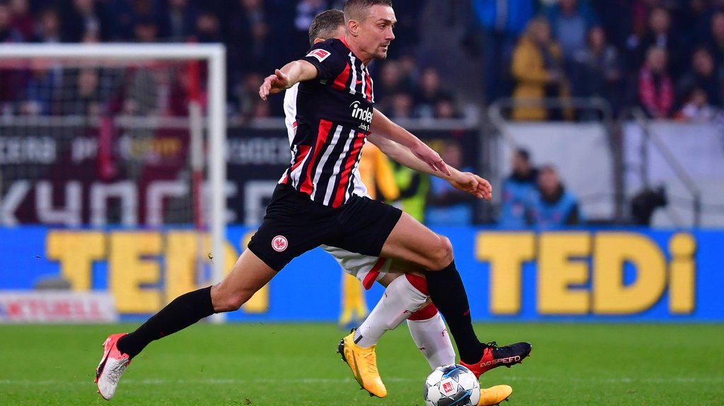 Stefan Ilsanker durfte für Frankfurt gegen Düsseldorf ran.