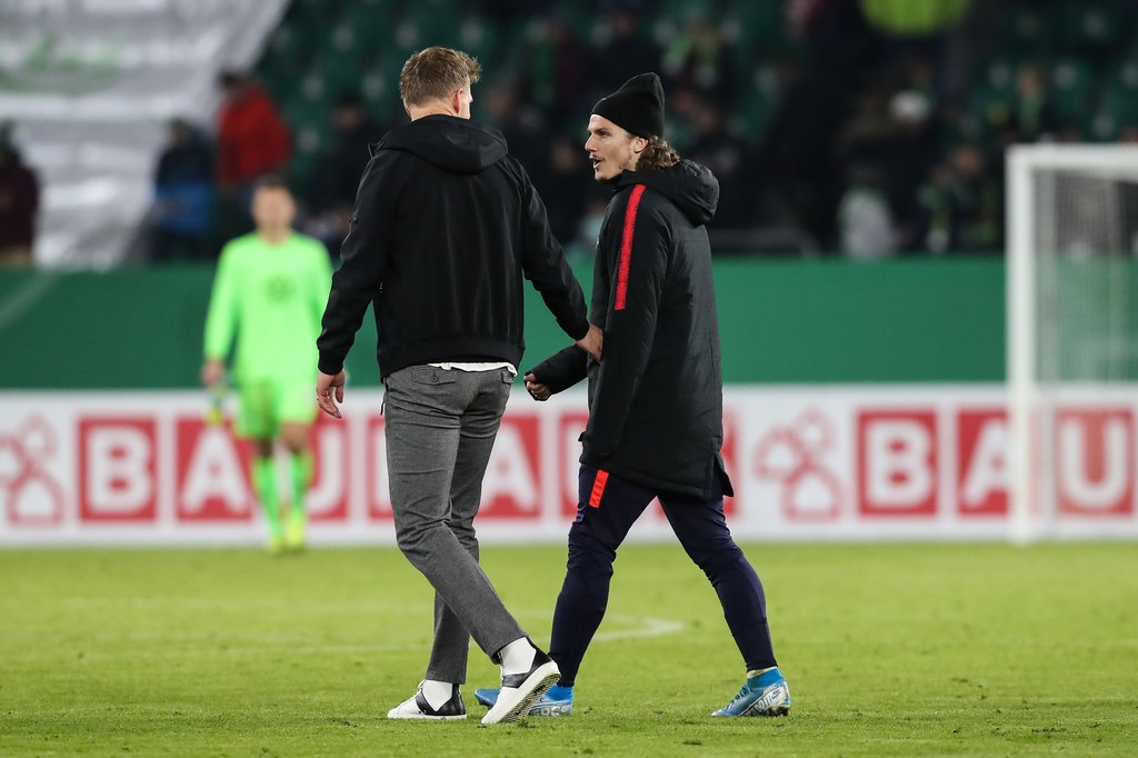 Meister und Musterschüler: RB-Coach Nagelsmann mit Marcel Sabitzer.