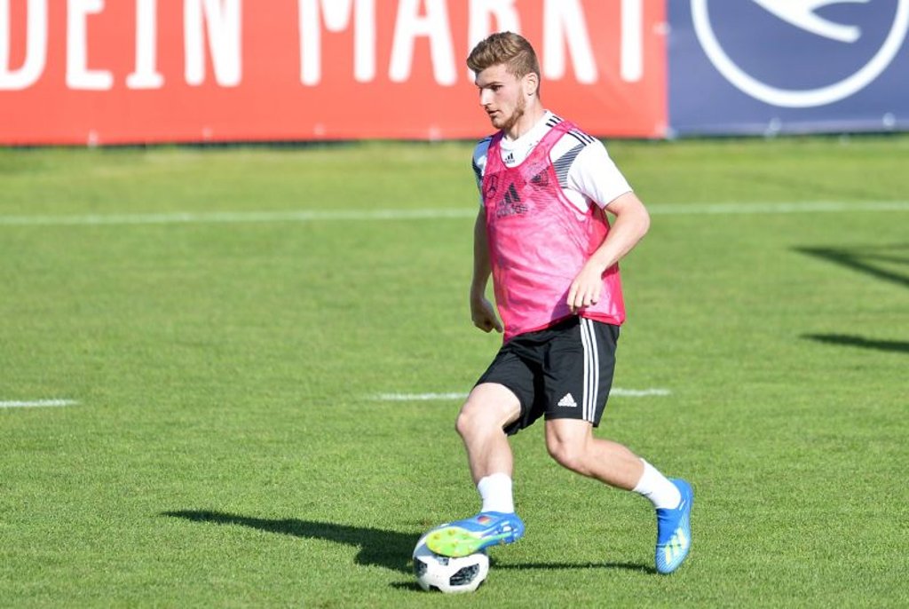 Timo Werner ist mit dem DFB im Trainingslager in Südtirol.