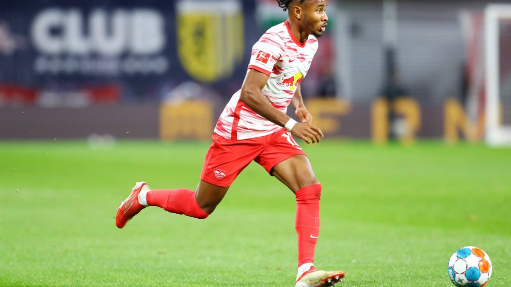 Volldampf voraus: Christopher Nkunku im Spiel zwischen RB Leipzig und dem VfL Bochum.