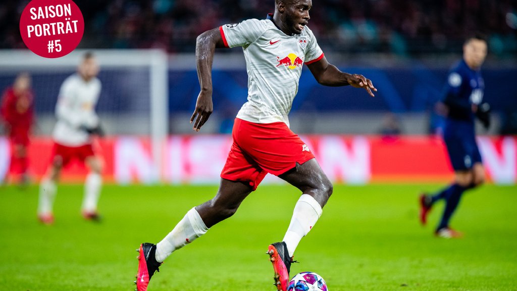 Den Ball eng am Fuß: Upamecanos Ballbehandlung und Dribbelstärke sind phänomenal.