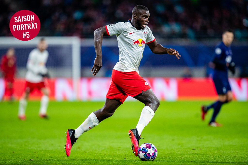 Den Ball eng am Fuß: Upamecanos Ballbehandlung und Dribbelstärke sind phänomenal.