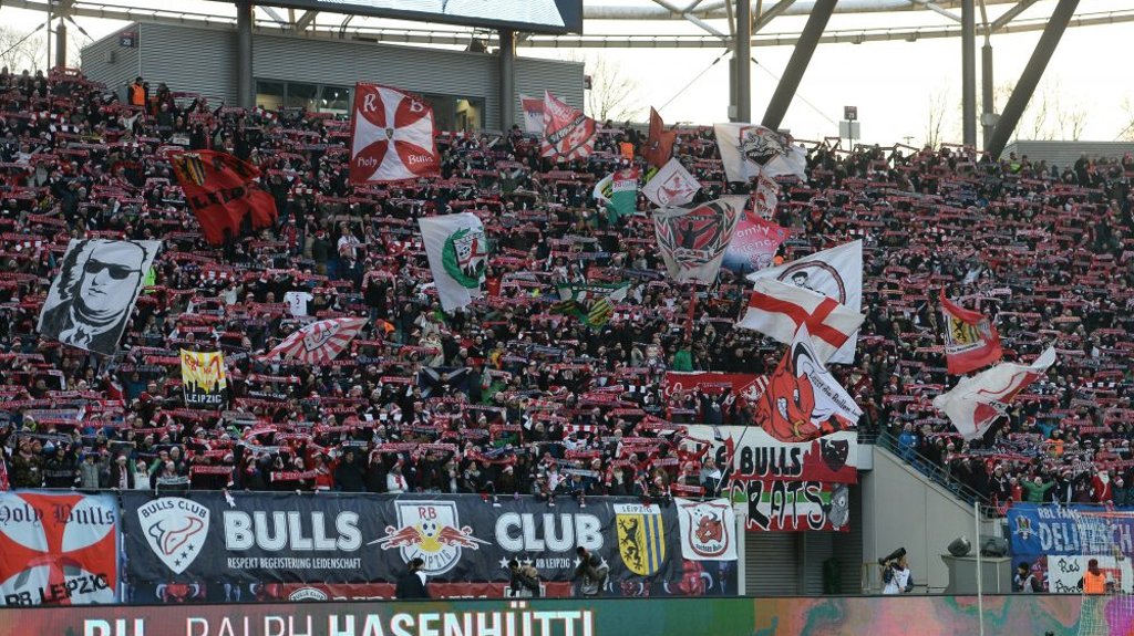 Im RB-Fanblock gab es Ärger.