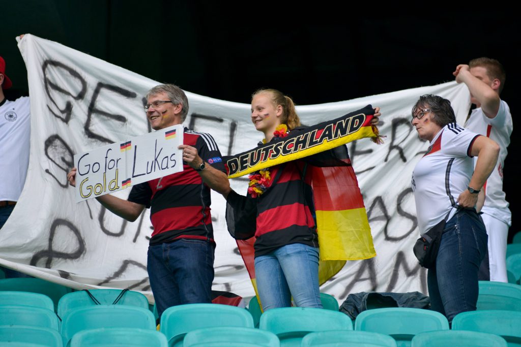 Familienbeistand für Lukas Klostermann bei Olympia.
