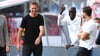 Alte Weggefährten: Ex-RB-Coach Nagelsmann (l.) und Leipzigs Teammanager N'Diaye