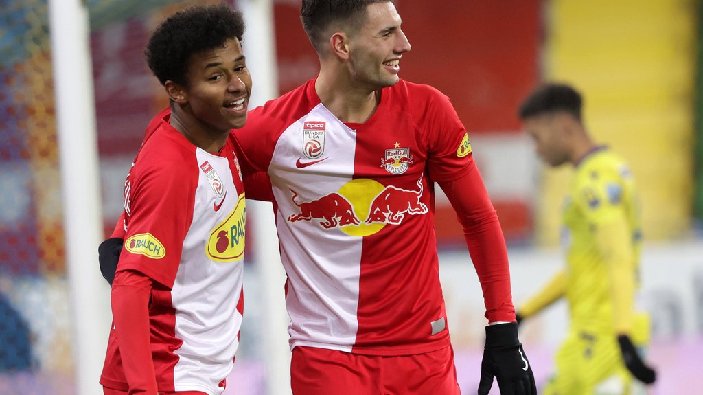 Dominik Szoboszlai könnte sich in Salzburg demnächst verabschieden müssen.