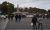 Auf dem Parkplatz vor der Festwiese fand der Verbrauchermarkt an Samstag ohne Heimspiel von RB Leipzig statt.