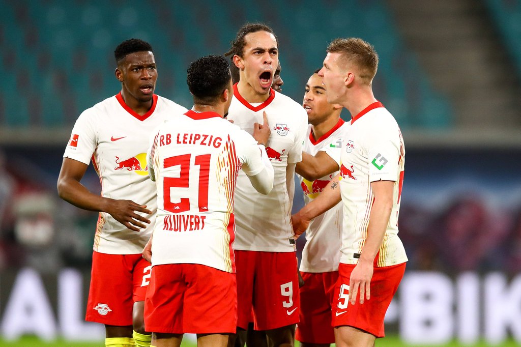 Spiel zwischenzeitlich ausgeglichen: Yussuf Poulsen (M)