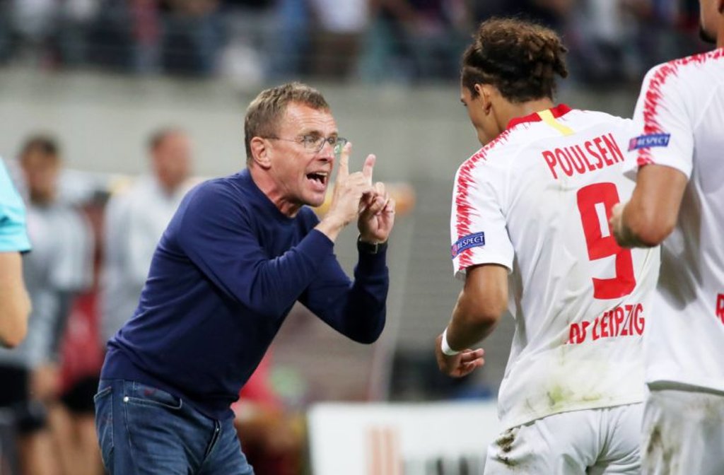 Unter Ralf Rangnick blüht Yussuf Poulsen bei RB Leipzig wieder auf.