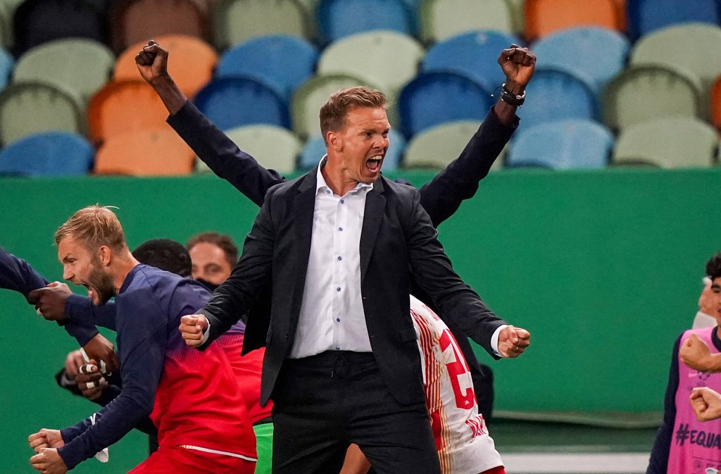 Jubelkrake Julian Nagelsmann: Der Plan des RB-Trainers ging auf.