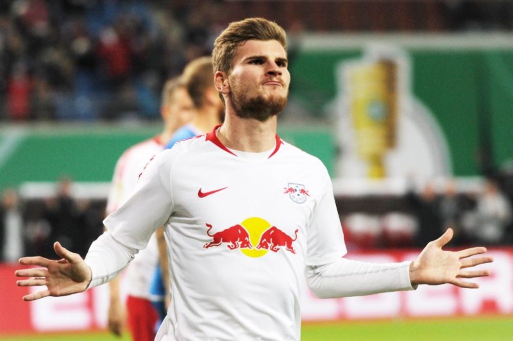 Timo Werner veredelte eine gute Mannschaftsleistung von RB Leipzig in Berlin mit zwei Toren.