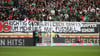 Fanblock Augsburg, Transparent gegen Georg Teigl, ehemaliger Spieler von RB Leipzig.