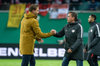 Handshake nach dem zweiten Triumph für RB: Julian Nagelsmann und sein künftiger Mentor Ralf Rangnick