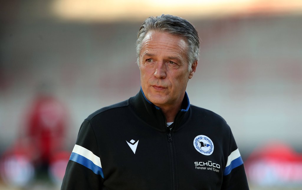 Bielfelds Coach Uwe Neuhaus will sich gegen RB Leipzig nicht verstecken.