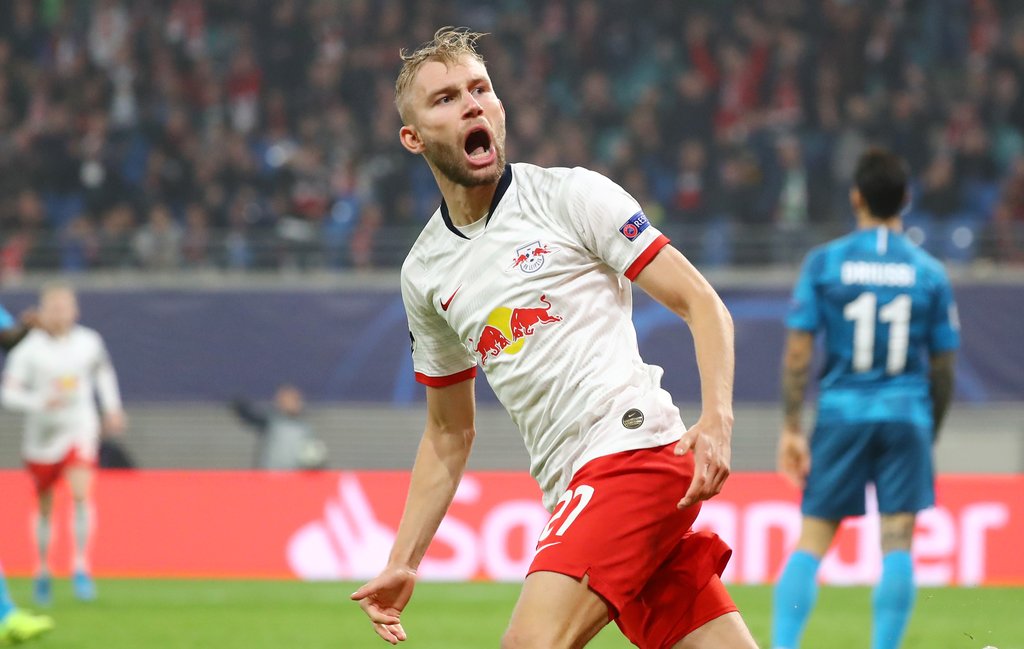 Hat keinen steifen Hals mehr: Konrad Laimer