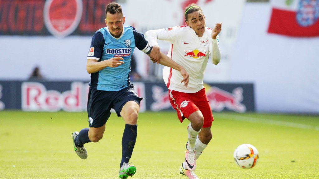 Yussuf Poulsen im bislang letzten Spiel gegen den VfL Bochum im April 2016.