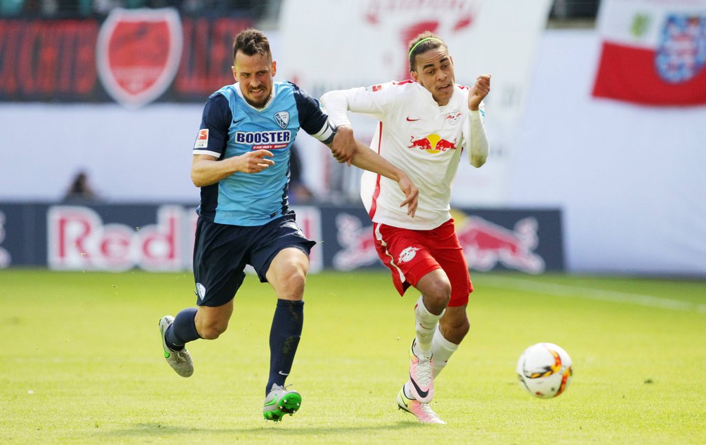 Yussuf Poulsen im bislang letzten Spiel gegen den VfL Bochum im April 2016.