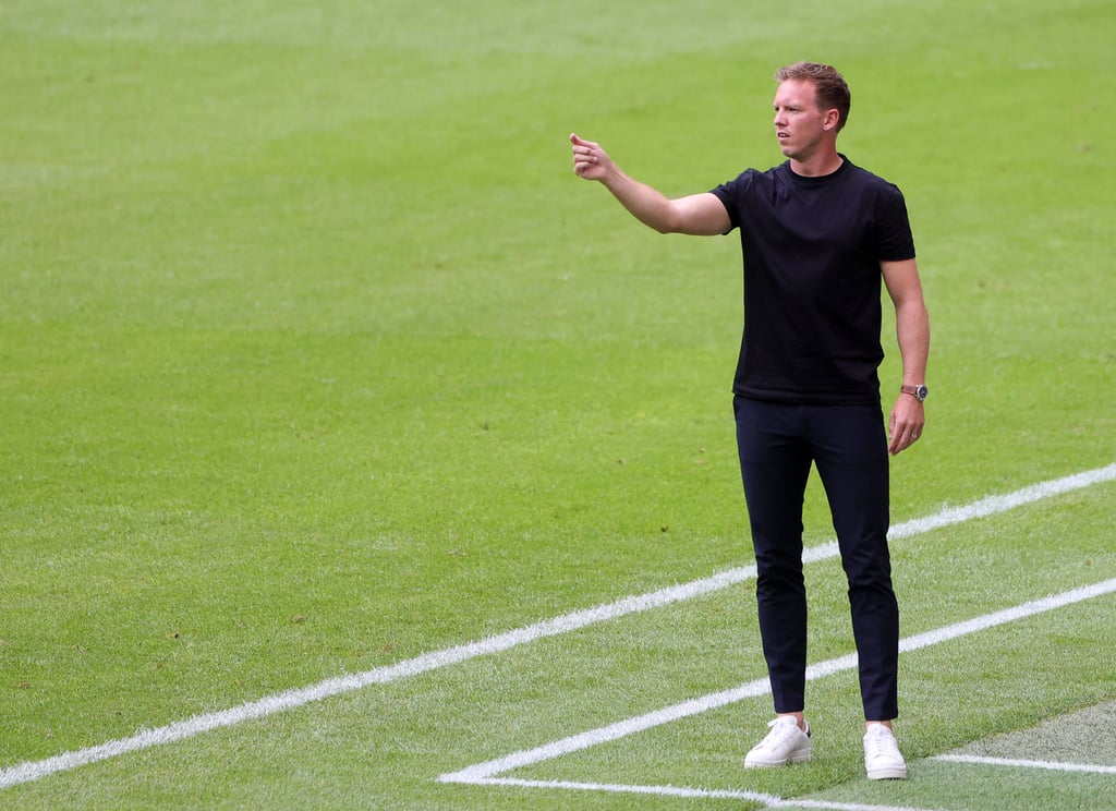 Julian Nagelsmann bei der 0:3-Testpleite gegen den SSC Neapel.
