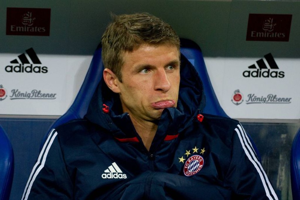 Langes Gesicht: Ob Thomas Müller gegen RB Leipzig spielen kann, ist noch unklar