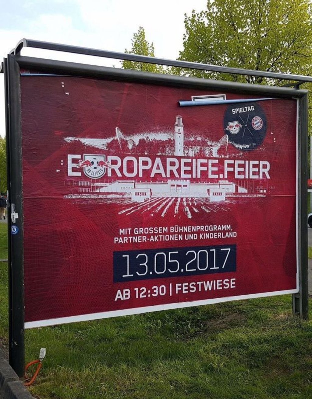 RB Leipzig feiert den Einzug in die Champions League mit Fanfest.