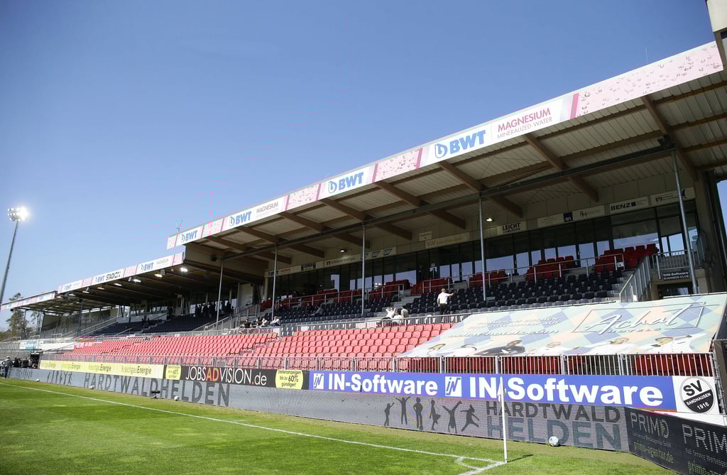 Das BWT-Stadion am Hardtwald in Sandhausen.