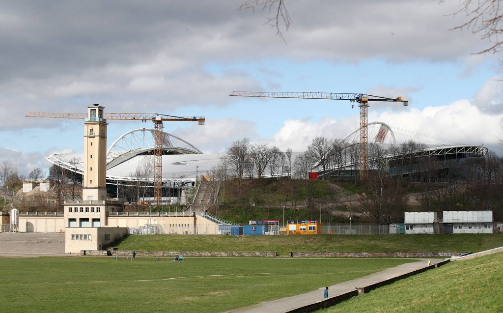 Das Stadion von RB Leipzig ist seit 2019 eine Großbaustelle.