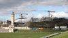 Das Stadion von RB Leipzig ist seit 2019 eine Großbaustelle.