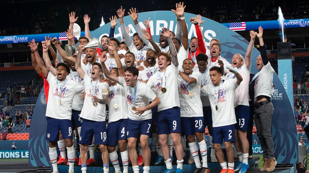 Sieg über Erzrivale Mexiko: Das US-Team mit Tyler Adams (4) gewinnt die Nations League