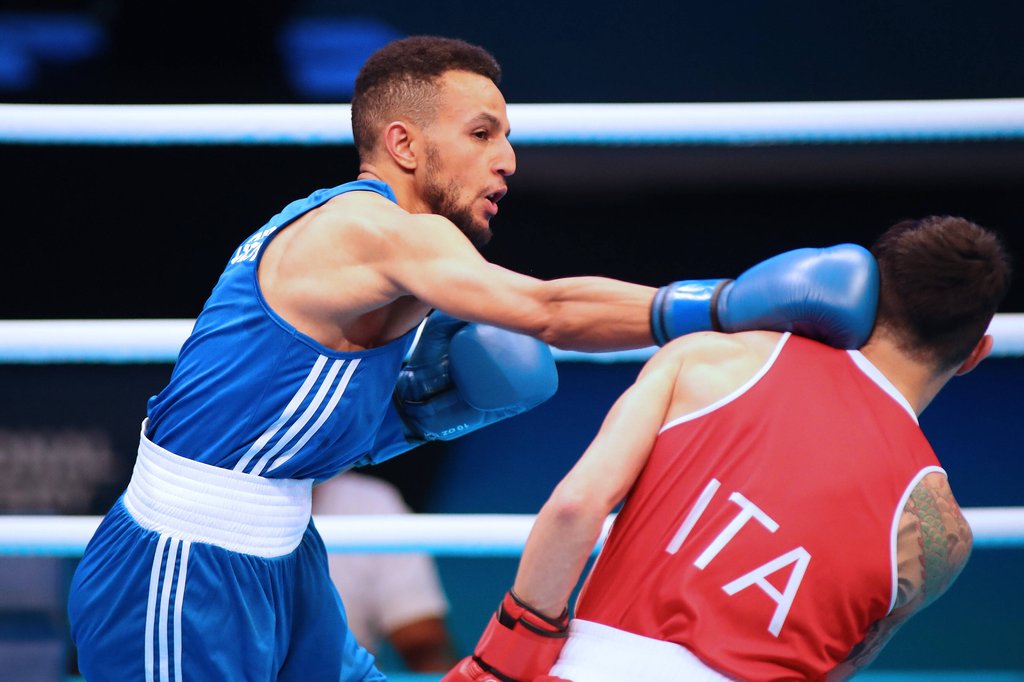 Geboxt wird noch: Hamza Touba bei der Olympia-Qualifikation der Boxer in London.