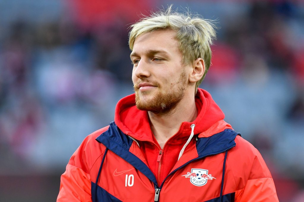 Emil Forsberg musste gegen Bayern München vergbelich auf einen Einsatz warten.