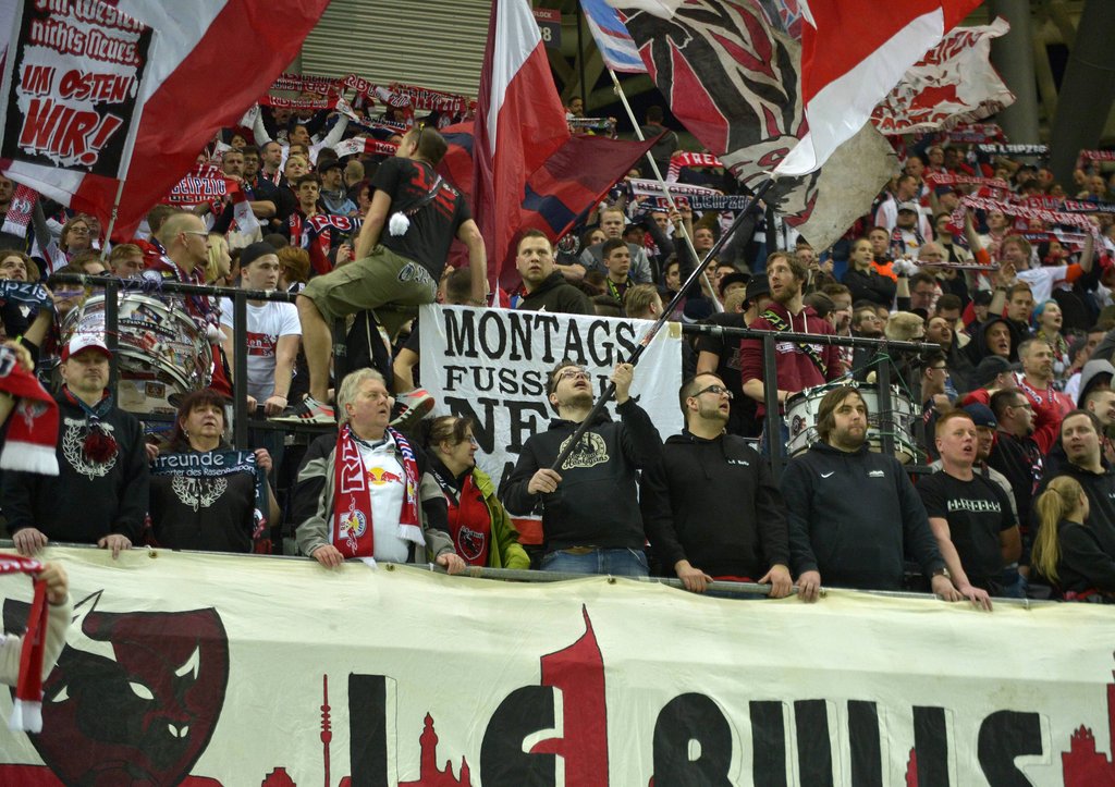Auch Fans von RB Leipzig hatten gegen Montagsspiele protestiert.
