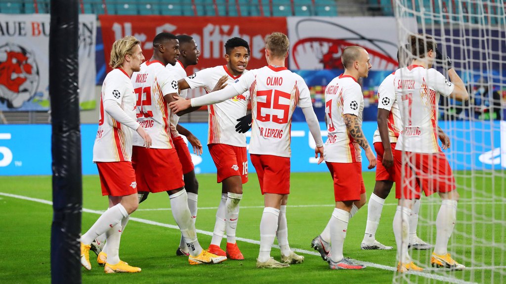 Verschworener Haufen: RB Leipzig gegen Paris St. Germain.