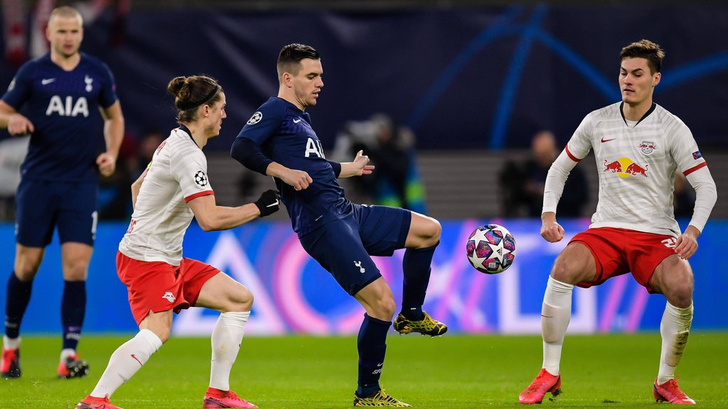 Können sie spielen? Marcel Sabitzer und Patrick Schick beim letzten Spiel vor dem Lockdown gegen Tottenham.