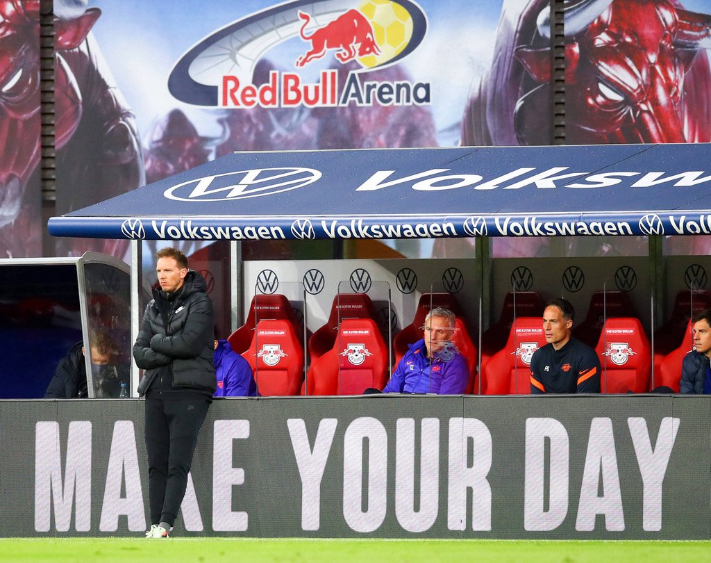 Sein letztes Heimspiel als Trainer von RB Leipzig: Julian Nagelsmann