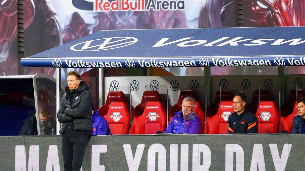 Sein letztes Heimspiel als Trainer von RB Leipzig: Julian Nagelsmann