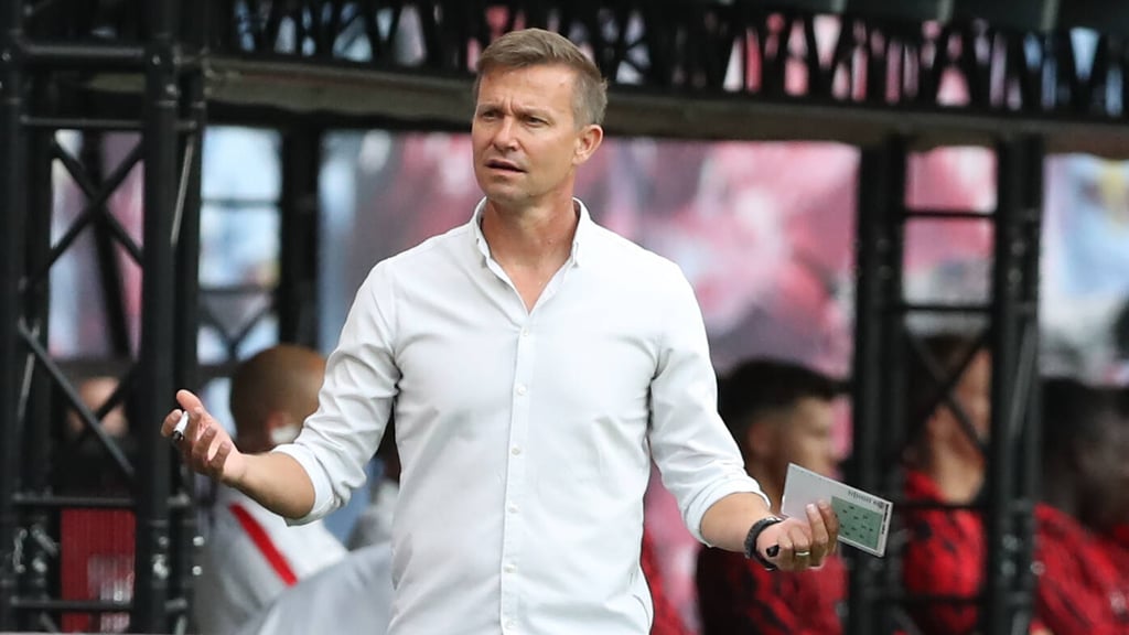 „Schade, dass wir nicht die Ergebnisse geholt haben, das bringt ein bisschen Stress”: Jesse Marsch.