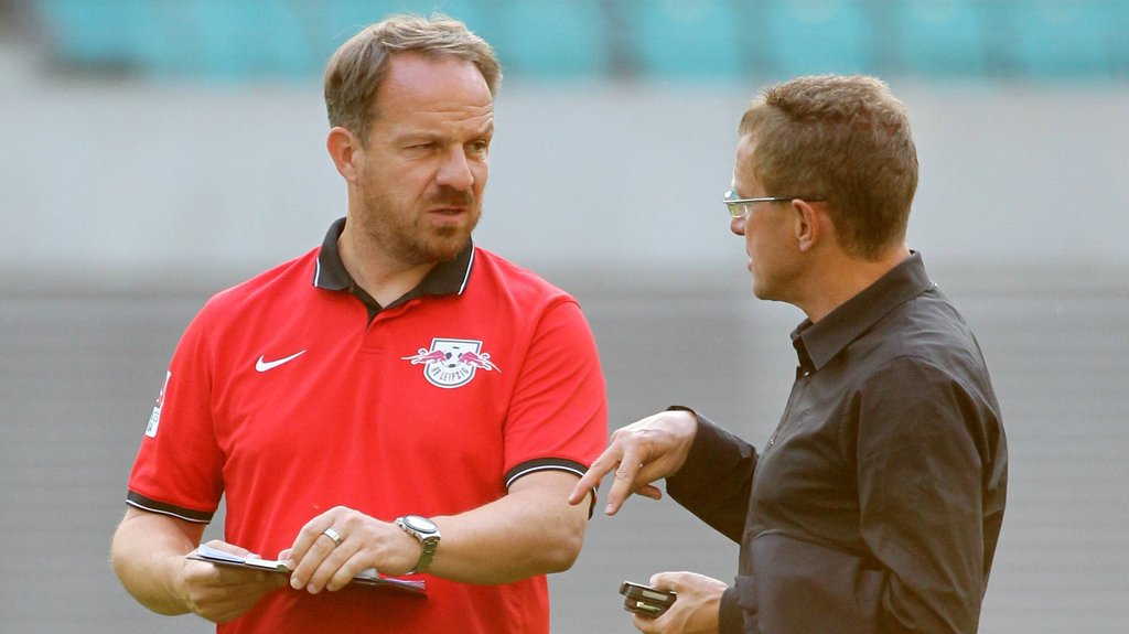 „Wir waren nicht immer zu einhundert Prozent einer Meinung. Aber ich hatte nie das Gefühl, dass er mir etwas grundsätzlich nicht zutraut” Alexander Zorniger und Ralf Rangnick.