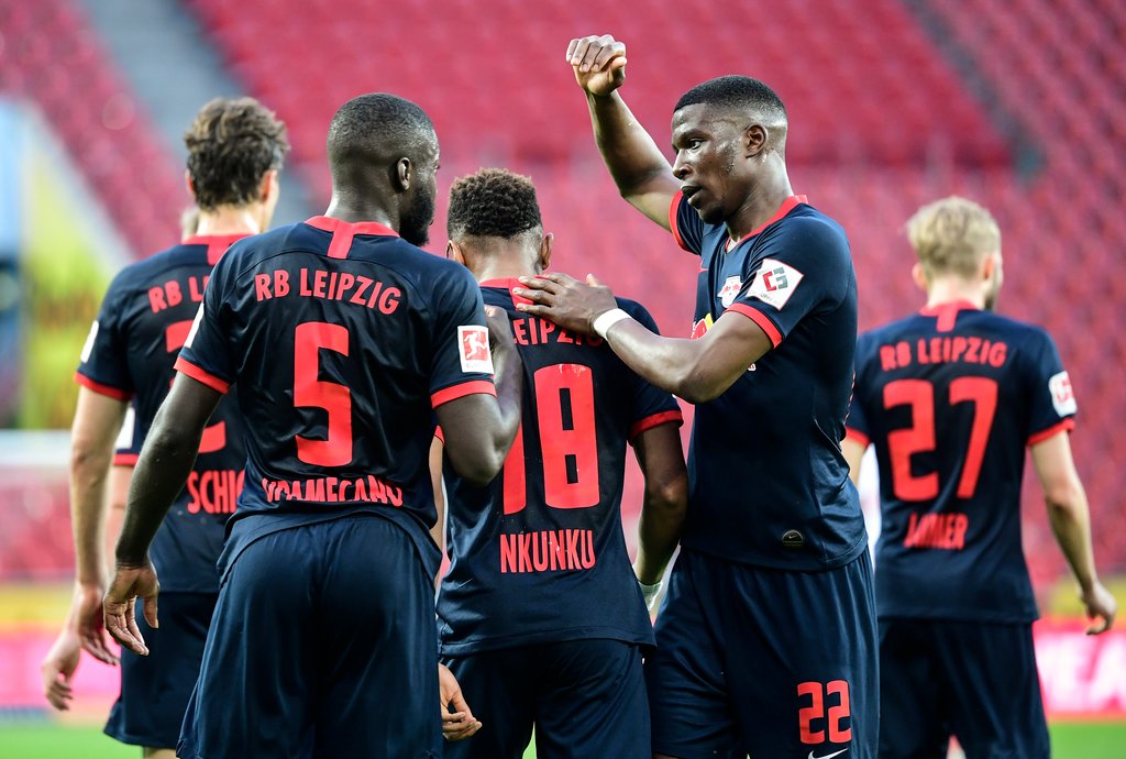 Geschlossene Leistung: RB Leipzig.