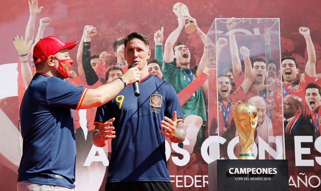 Weltmeister 2010: Fernando Torres schaute sich mal bei RB Leipzig um.