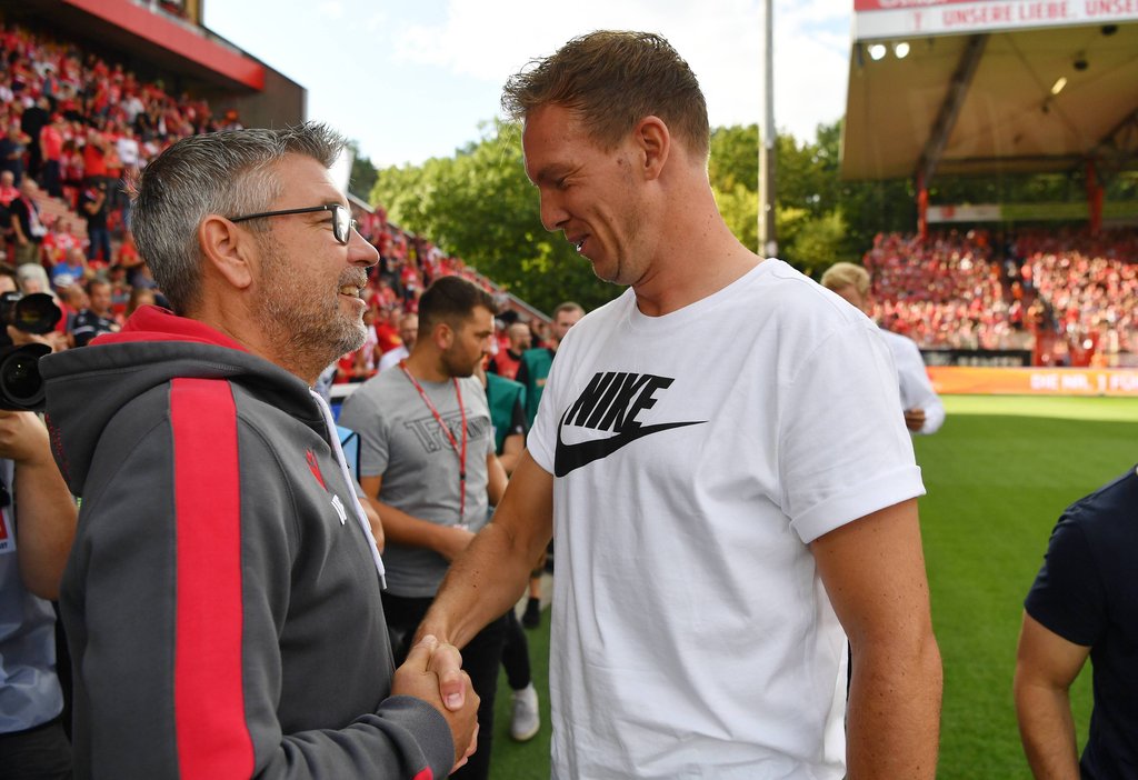 Kennen und schätzen sich: Julian Nagelsmann (r.) und Urs Fischer.