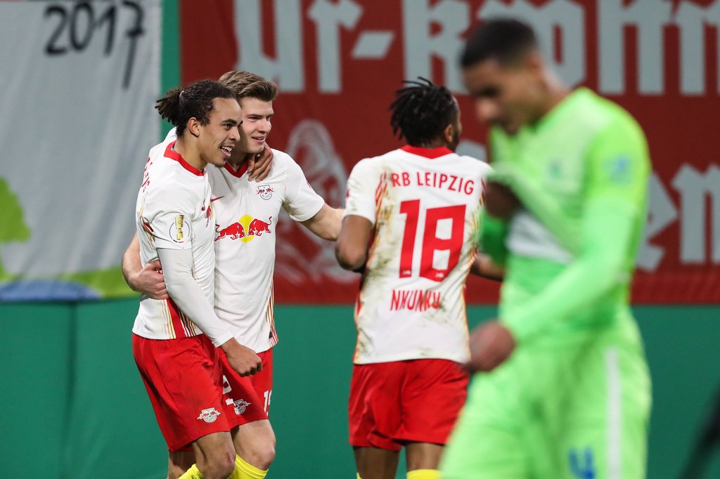 Ein Herz und eine Seele: Yussuf Poulsen und Alexander Sörloth.